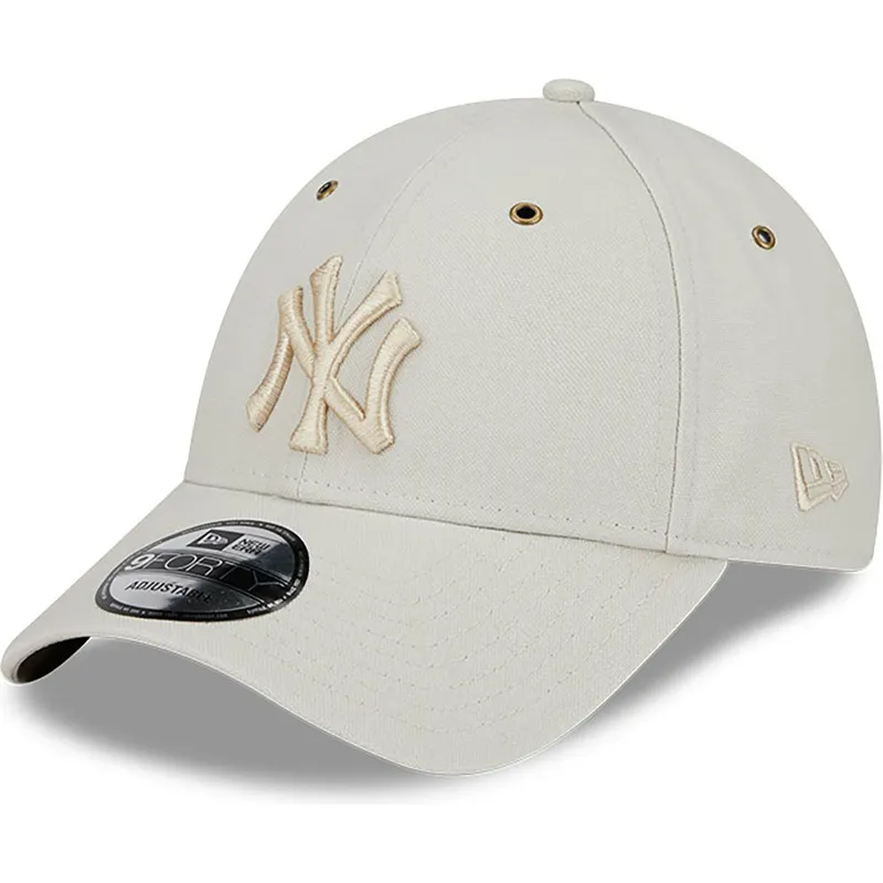 epci-curbata-bej-reglabila-9forty-washed-canvas-de-new-york-yankees-mlb-de-new-era