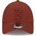 epci-curbata-maro-reglabila-9forty-washed-canvas-de-boston-red-sox-mlb-de-new-era