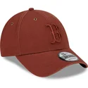 epci-curbata-maro-reglabila-9forty-washed-canvas-de-boston-red-sox-mlb-de-new-era