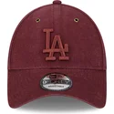 epci-curbata-rou-reglabila-9forty-washed-canvas-de-los-angeles-dodgers-mlb-de-new-era