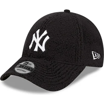 Justerbar svart böjd keps 9FORTY Teddy New York Yankees MLB från New Era