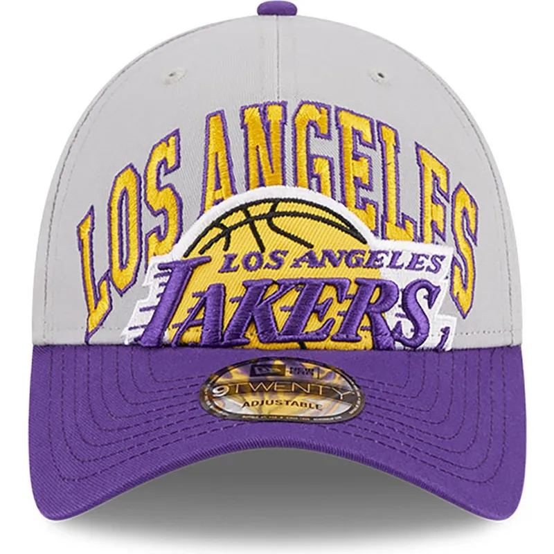 epci-curbata-gri-reglabila-9twenty-tip-off-2023-de-los-angeles-lakers-nba-de-new-era