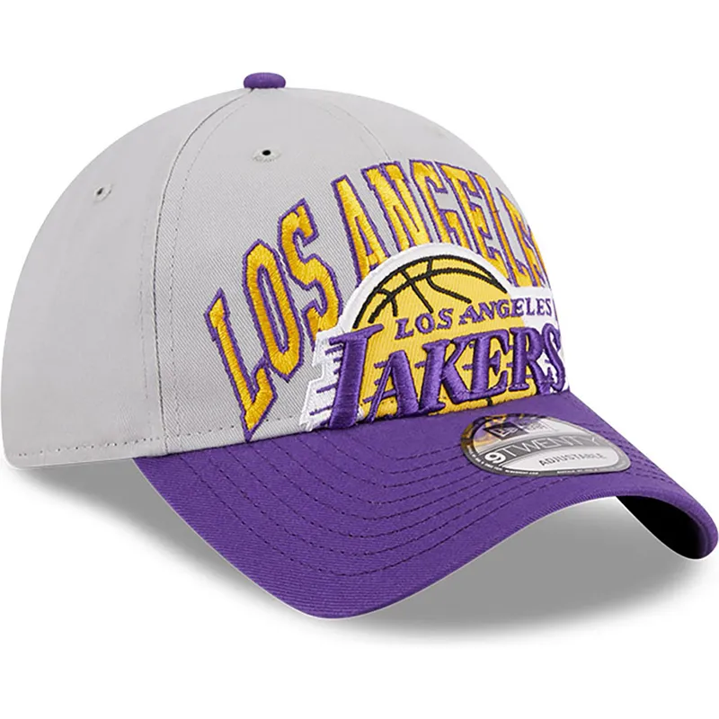 epci-curbata-gri-reglabila-9twenty-tip-off-2023-de-los-angeles-lakers-nba-de-new-era