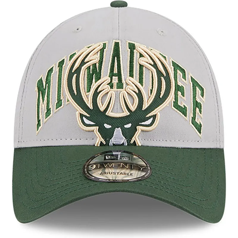 epci-curbata-gri-reglabila-9twenty-tip-off-2023-de-milwaukee-bucks-nba-de-new-era