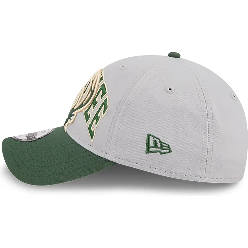 epci-curbata-gri-reglabila-9twenty-tip-off-2023-de-milwaukee-bucks-nba-de-new-era