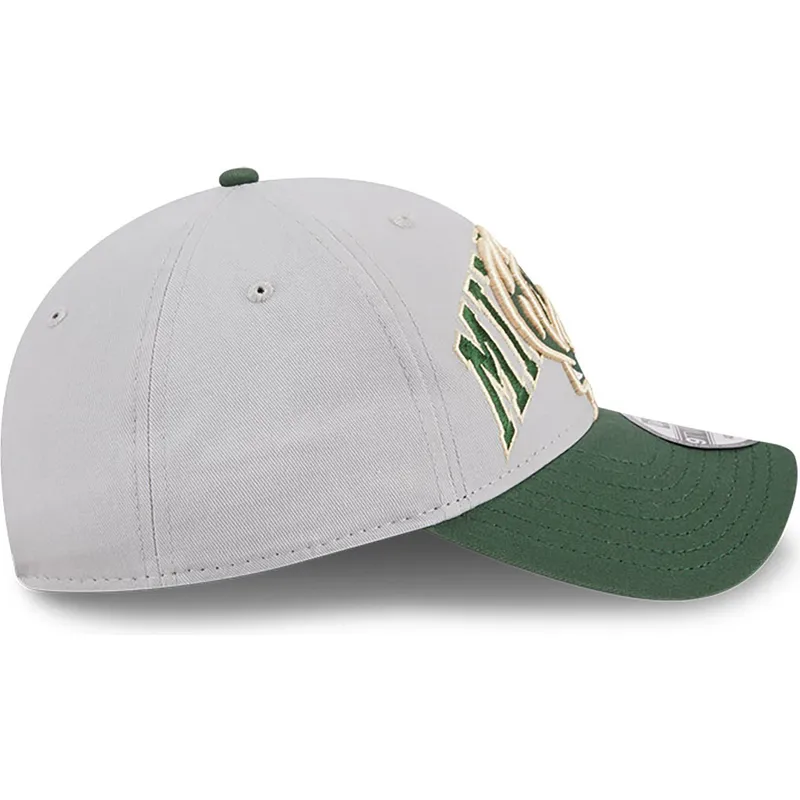 epci-curbata-gri-reglabila-9twenty-tip-off-2023-de-milwaukee-bucks-nba-de-new-era