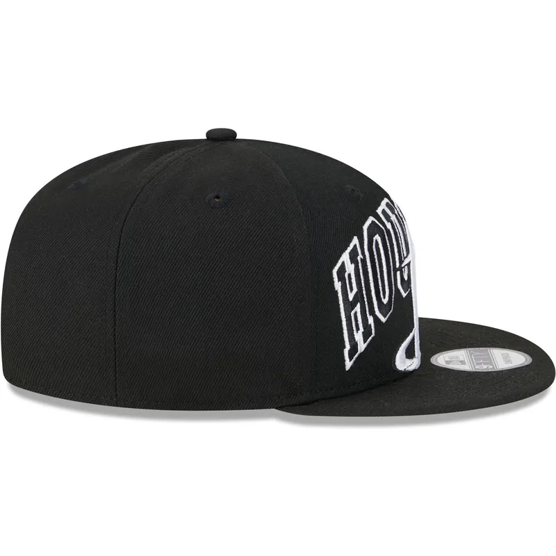 cappellino-snapback-nero-piatto-9fifty-tip-off-2023-dei-houston-rockets-nba-di-new-era