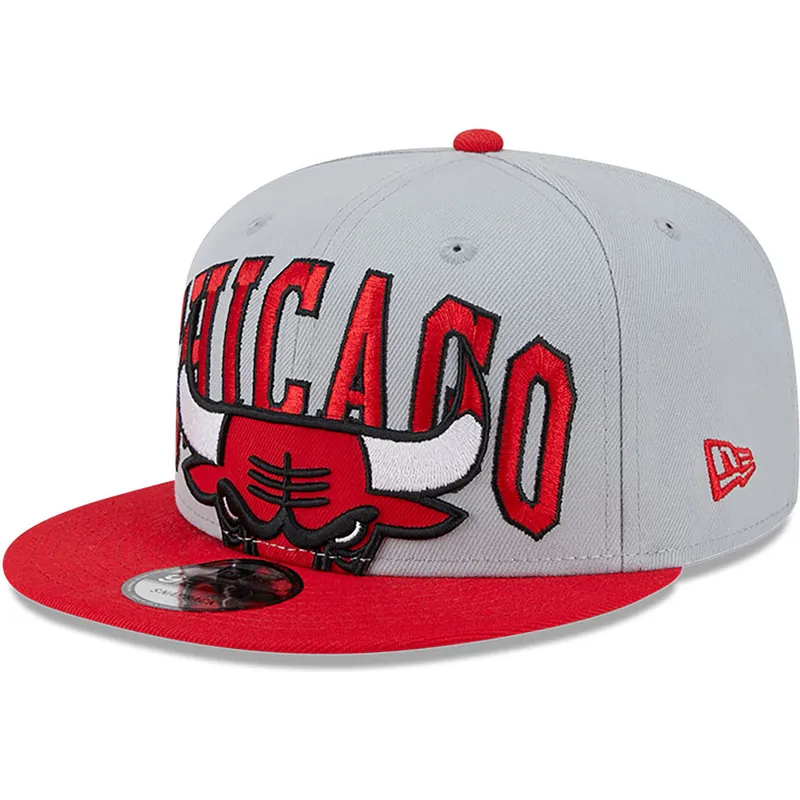 chicago-bulls-nba-new-era-gra-och-rod-platt-keps-snapback-9fifty-tip-off-2023