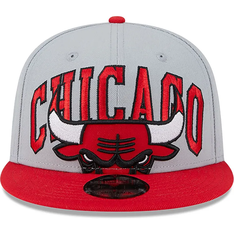 chicago-bulls-nba-new-era-gra-och-rod-platt-keps-snapback-9fifty-tip-off-2023