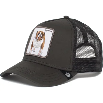 cappellino-trucker-nero-cane-bulldog-butch-brutus-drake-the-farm-di-goorin-bros