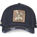 epci-curbata-bleumarin-snapback-denim-loo8-coy1-coiot-looney-tunes-de-capslab