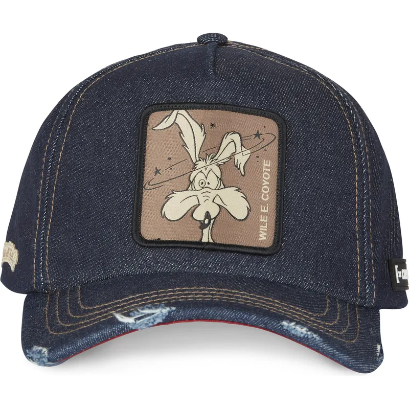 epci-curbata-bleumarin-snapback-denim-loo8-coy1-coiot-looney-tunes-de-capslab