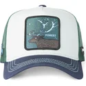 gorra-trucker-blanca-verde-y-azul-ciervo-forest-cas2-for3-beasts-de-capslab