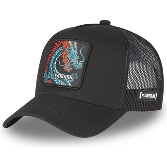 Casquette trucker noire dragon Samurai DRA1 Beasts Capslab