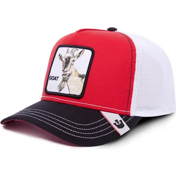 Șepci curbată camionagiu roșu snapback , cabra GOAT MV Butter The Farm MVP The Farm de Goorin Bros.
