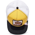 cappellino-trucker-giallo-bianco-e-nero-leone-king-mv-lion-the-farm-mvp-di-goorin-bros