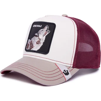 epci-curbata-alb-snapback-lone-wolf-mv-howler-the-farm-mvp-the-farm-de-goorin-bros