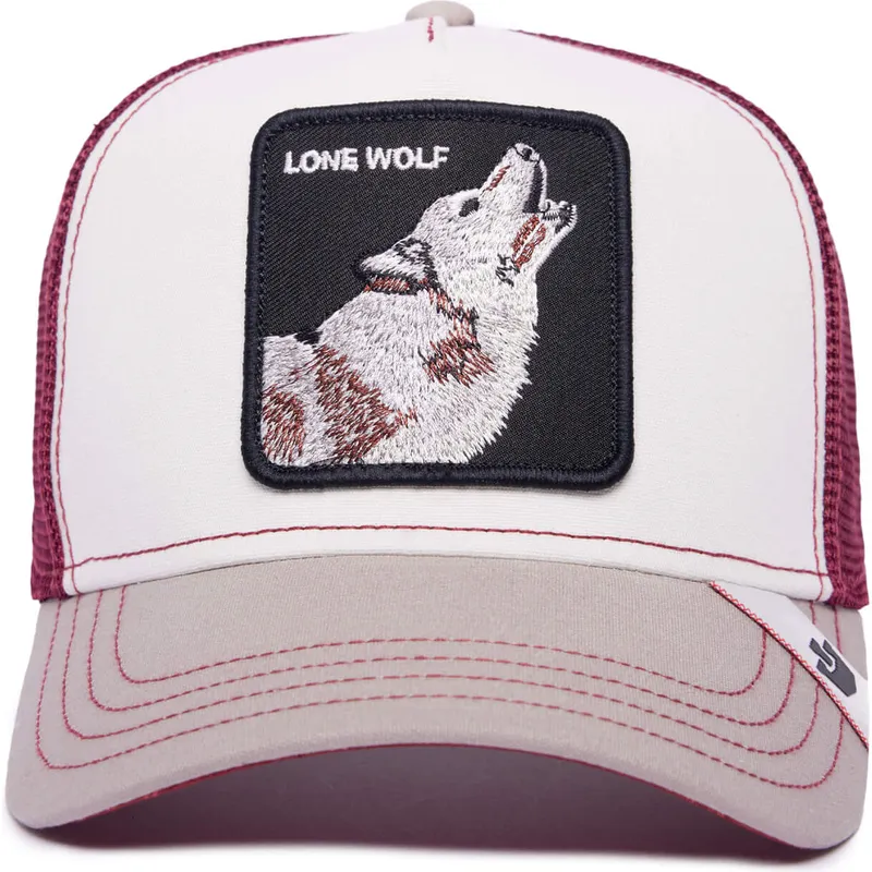 epci-curbata-alb-snapback-lone-wolf-mv-howler-the-farm-mvp-the-farm-de-goorin-bros