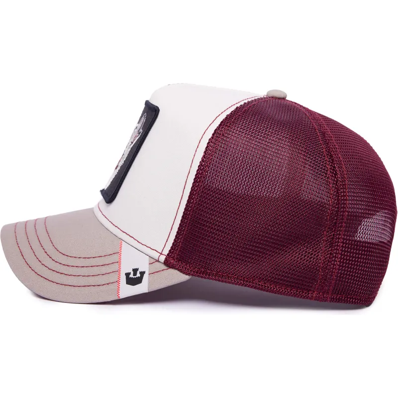 epci-curbata-alb-snapback-lone-wolf-mv-howler-the-farm-mvp-the-farm-de-goorin-bros