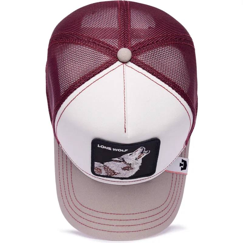 epci-curbata-alb-snapback-lone-wolf-mv-howler-the-farm-mvp-the-farm-de-goorin-bros