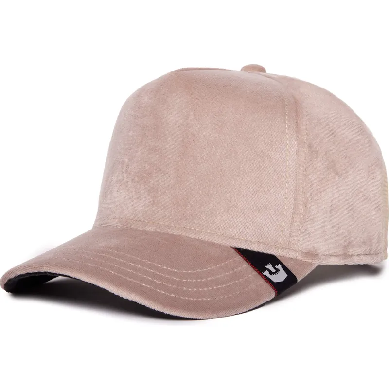 epci-curbata-camionagiu-bej-snapback-velour-blank-the-farm-de-goorin-bros