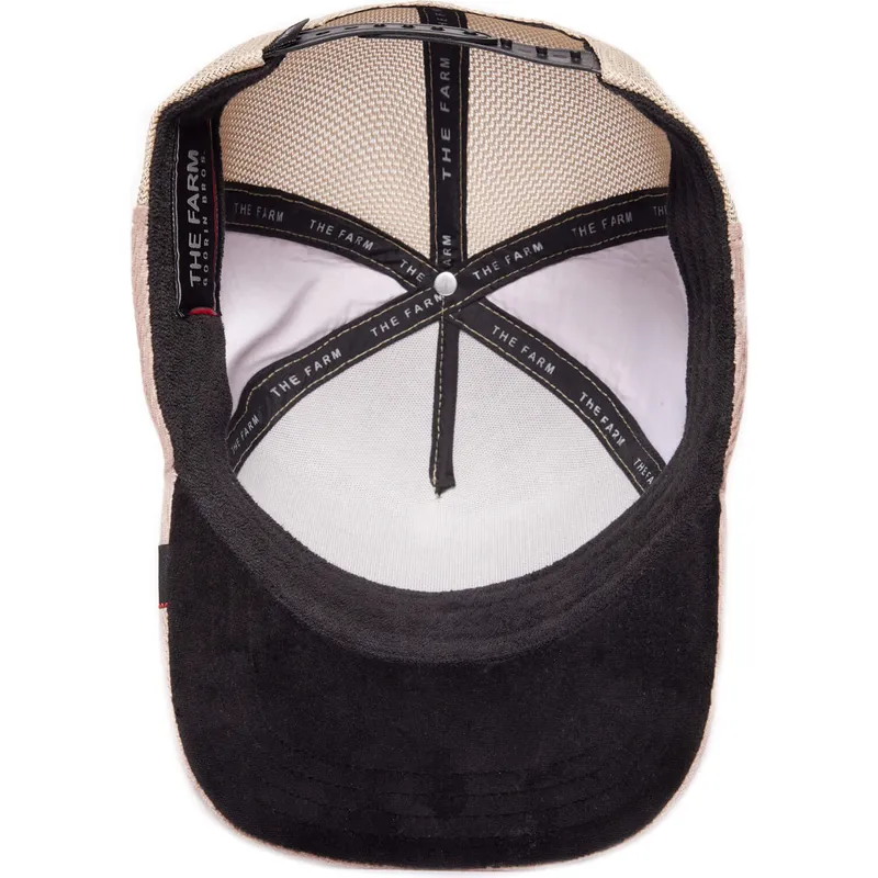 epci-curbata-camionagiu-bej-snapback-velour-blank-the-farm-de-goorin-bros