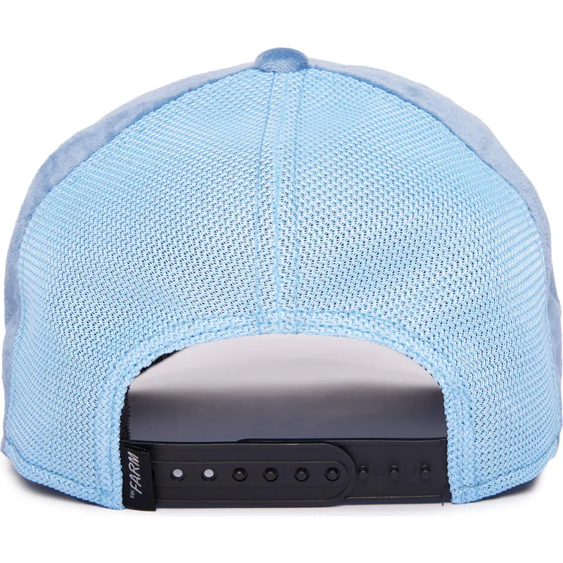 blaue-velour-trucker-kappe-blank-the-farm-von-goorin-bros