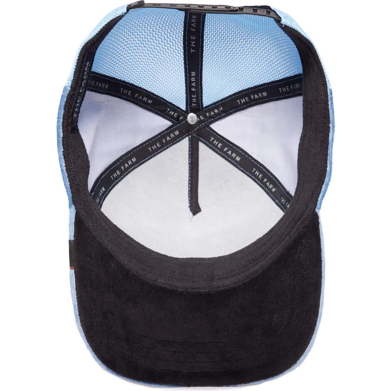 blaue-velour-trucker-kappe-blank-the-farm-von-goorin-bros