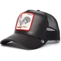 epci-curbata-negru-snapback-cock-will-prevail-the-farm-leather-the-farm-de-goorin-bros