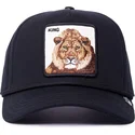 gorra-curva-nera-snapback-leone-king-100-the-farm-all-over-canvas-di-goorin-bros