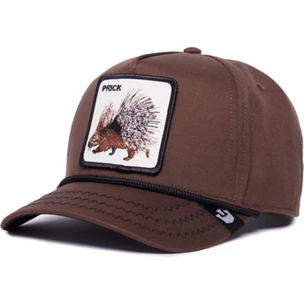 epci-curbata-maro-snapback-prick-porcupine-100-the-farm-all-over-canvas-the-farm-de-goorin-bros
