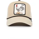 epci-curbata-bej-snapback-cock-rooster-100-the-farm-all-over-canvas-the-farm-de-goorin-bros