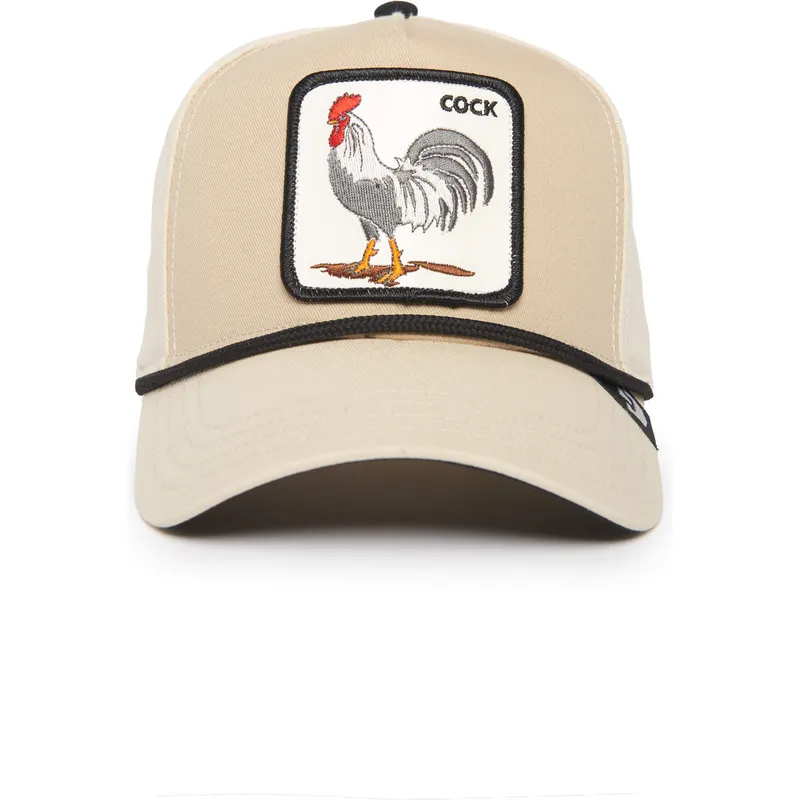 epci-curbata-bej-snapback-cock-rooster-100-the-farm-all-over-canvas-the-farm-de-goorin-bros