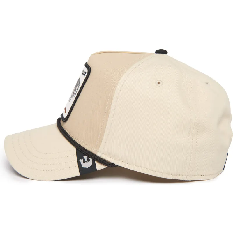 epci-curbata-bej-snapback-cock-rooster-100-the-farm-all-over-canvas-the-farm-de-goorin-bros