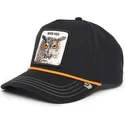 cappellino-visiera-curva-nero-snapback-gufo-wise-owl-100-the-farm-all-over-canvas-di-goorin-bros