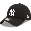 new-era-curved-brim-9twenty-herringbone-new-york-yankees-mlb-black-adjustable-cap