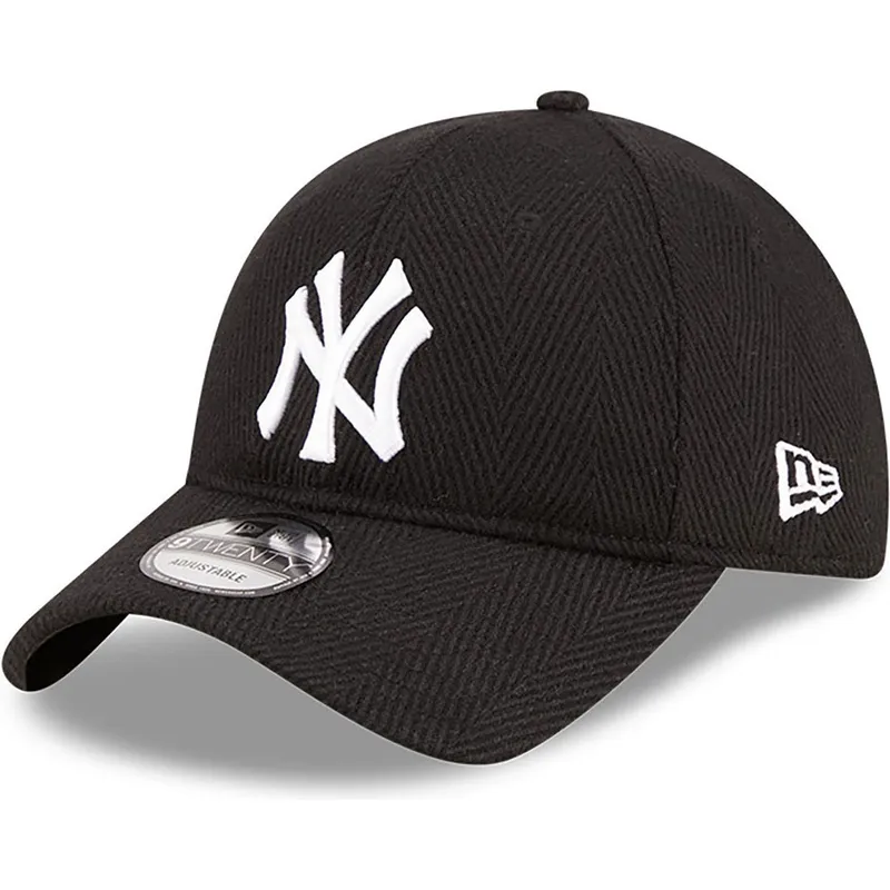 epci-curbata-negru-reglabila-9twenty-herringbone-de-new-york-yankees-mlb-de-new-era