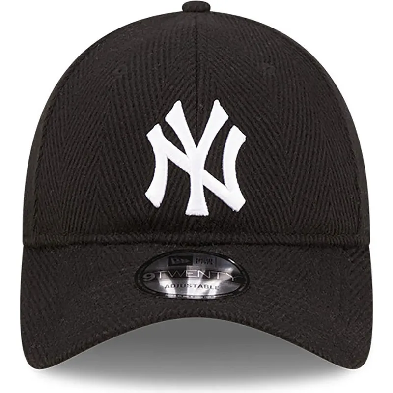 epci-curbata-negru-reglabila-9twenty-herringbone-de-new-york-yankees-mlb-de-new-era