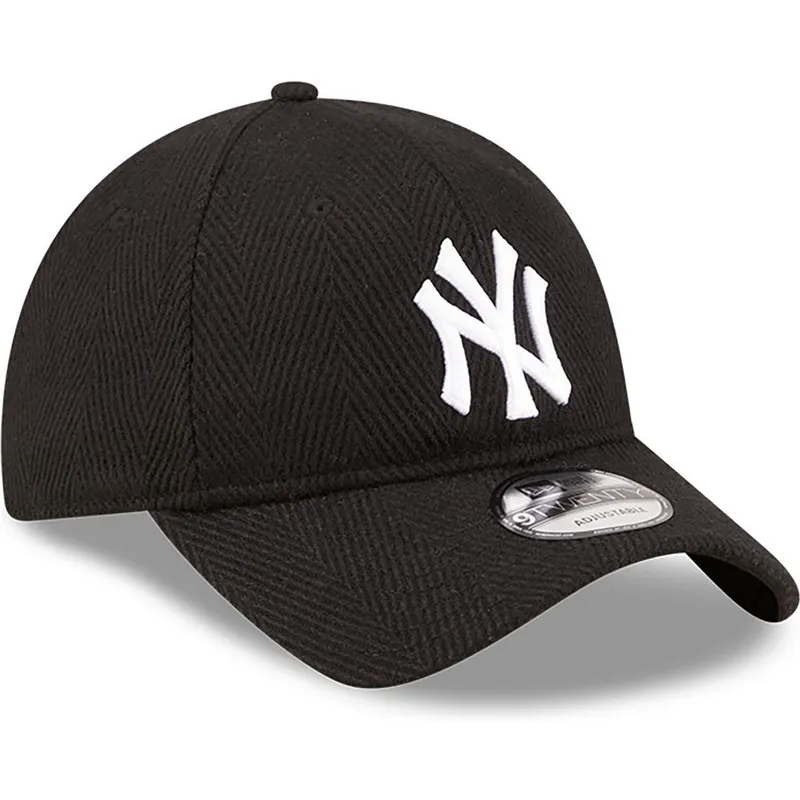epci-curbata-negru-reglabila-9twenty-herringbone-de-new-york-yankees-mlb-de-new-era