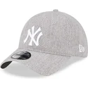 epci-curbata-gri-reglabila-9twenty-herringbone-de-new-york-yankees-mlb-de-new-era