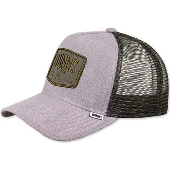 Cap curbată brown snapback de Djinns