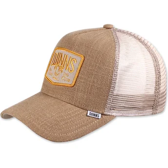 Cappellino trucker marrone Hippy Canvas HFT di Djinns