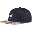 marinbla-platt-snapback-keps-rubber-aztek-fran-djinns