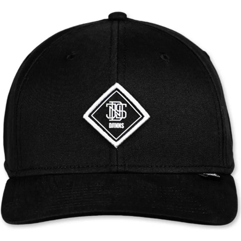 epci-curbata-negru-banda-reglabila-brushed-twill-truefit-20-de-djinns