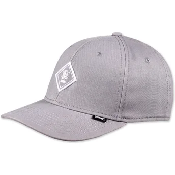 Șepci curbată gri reglabilă Brushed Twill TrueFit 2.0 de Djinns
