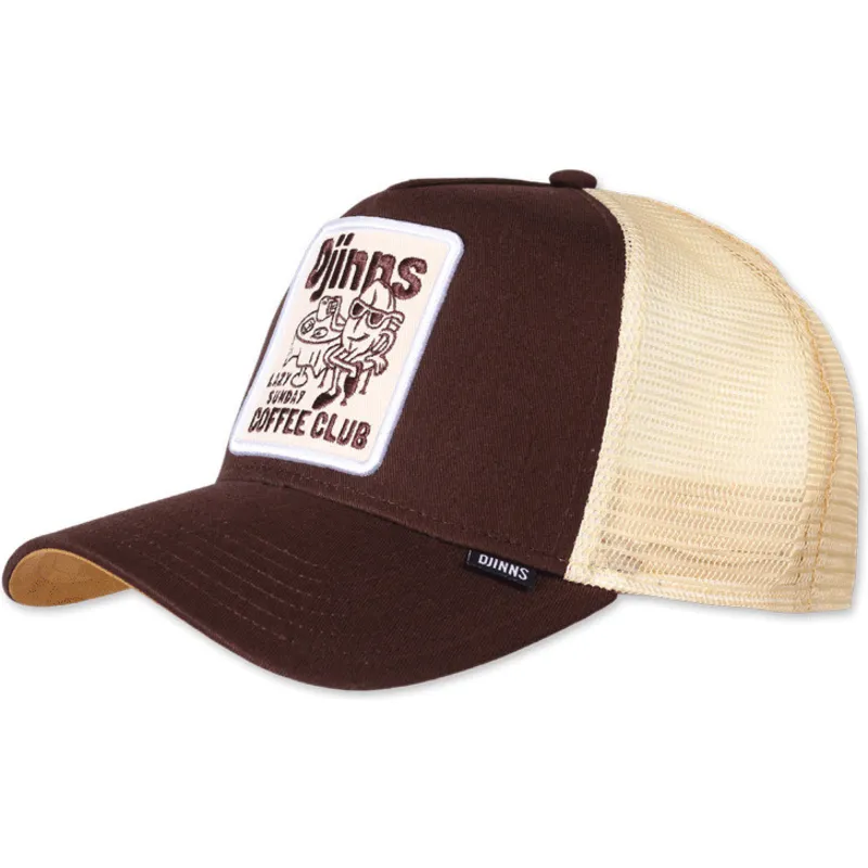 braune-trucker-cap-lazy-sunday-coffee-hft-von-djinns