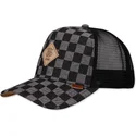 epci-curbata-negru-snapback-hft-denim-check-de-djinns