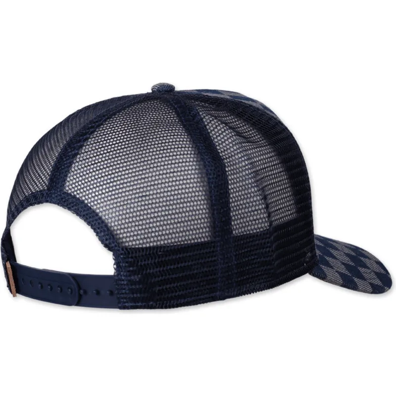 epci-curbata-albastru-snapback-hft-denim-check-de-djinns