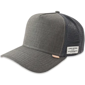 Șepci curbată gri snapback HFT Glencheck de Djinns