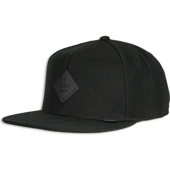 Czarna płaska czapka snapback Monochrome od Djinns